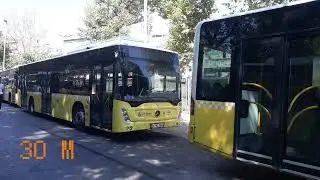 İETT 30M Otobüs Hattı | Tüm Duraklar + Anons (Mecidiyeköy– Beşiktaş)