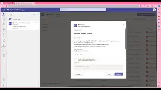 Approve workflow items in Microsoft Teams