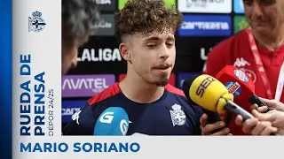 Rueda de prensa de Mario Soriano tras el Cartagena 1-5 RC Deportivo