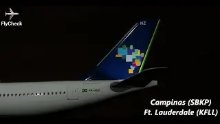 [MSFS] Airbus A330neo | Azul | São Paulo [SBKP] - Fort Lauderdale [KFLL] | IVAO ON | Internacional