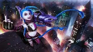 League of Legends - #10 Best Moments Jinx (Quadra kill)