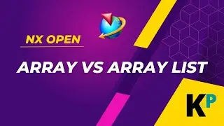 Array vs Array List | NXOpen Customization and Programming | Parametric Krish‌