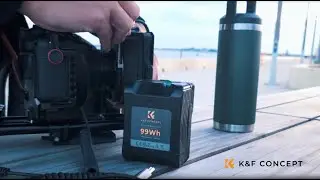 A Great Helper When Filming An Event Outside. | K&F CONCEPT V-Mount Battery 99Wh | Camera Battery