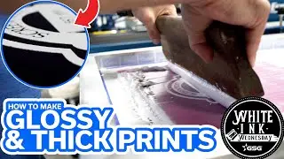 High Gloss and High Density Screen Printing  Wilflex Epic HD Sharp  | White Ink Wednesday