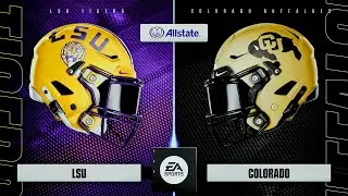 LSU vs Colorado (Colorado vs The SEC) | College Football 25 | Full Game PS5 Simulation