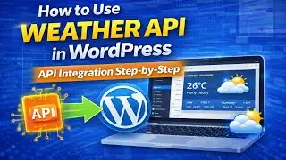 How to Use Weather API in WordPress | API Integration Step-by-Step