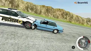 BeamNG.drive High-speed Collision