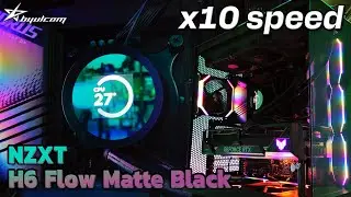 PC Build |  NZXT H6 Flow Matte Black - computer (i7 14700kf + RTX4090)