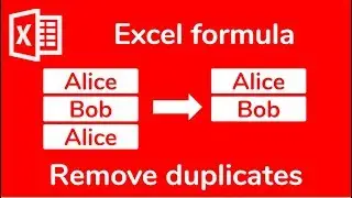 Excel: 2 ways to Remove Duplicates - Native + with formula - Doctor Excel 