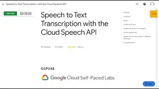 Speech to Text Transcription with the Cloud Speech API