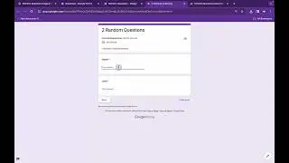 Create a dynamic random questions in Google Form using App Script