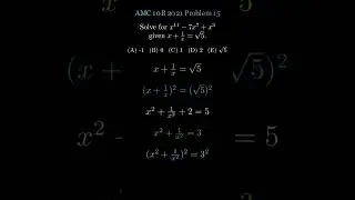 AMC 10 2021 Problem Solution | Prep 2025 12/8 | AIME, USAMO, USAJMO Tutor Course | Math Fundamentals