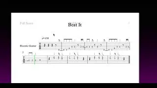 Beat it   Guitar