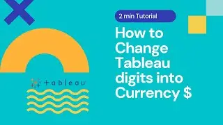 How to Change Tableau Digits into Currency | 2min Tutorial #tableau #tutorials #learning