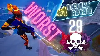 WORST AIM EVER :( 29! Eliminations Solo vs Squads Win! (Fortnite Chapter 4 SEASON 2)