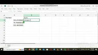 How to use TRUNC function on Excel