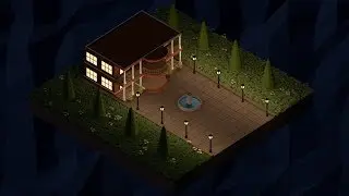 Blender TimeLapse | Lowpoly-Isometric | Scene #8