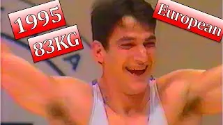 Pyrros Dimas' 5 WR! | Men 83KG | 1995 | European Weightlifting Championships | Warsaw (POL)