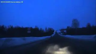 Занос на дороге Миасс-Учалы