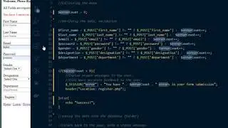 PHP Intro - Building Authentication System - 11 - Sessions Part 2