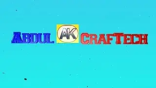 Intro Video Of My Channel | Abdul CrafTech
