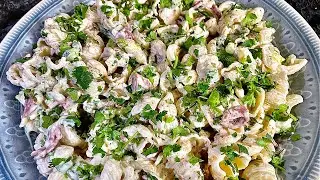 Pasta Salad Recipe | How to make a simple pasta salad | Easy Meals | Lets Cook ! 👩‍🍳