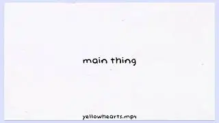 Main thing - Ariana Grande [slowed and reverb]