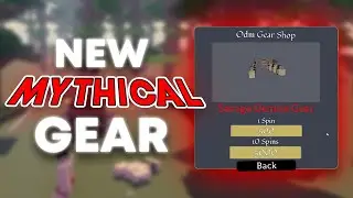 Rolling the MYTHIC Gear and it's Overpowered | Untitled Attack On Titan | Roblox