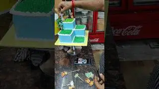 Is ka kya nam du  Jhangal Theme Cake #shorts #cake #viralvideo