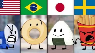 BFDI Characters as COUNTRIES...