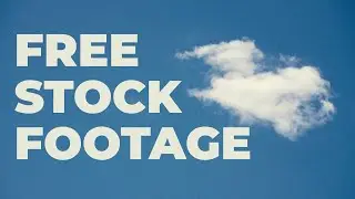 Free Stock Footage | Blue Sky with Clouds #royaltyfree #stockfootage