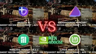 Bazzite VS Endeavour VS Manjaro VS Mint | Linux Gaming Benchmarks