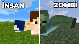 minecraft AMA zombi'ye dönüşüyorum..