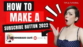How to Make a Subscribe Button Animation 2022 Using Mobile Phone | Bossbabe Café