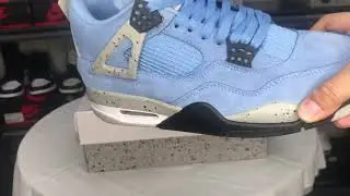 Rep Air Jordan 4 Retro University Blue Review From eternityshoes.ru