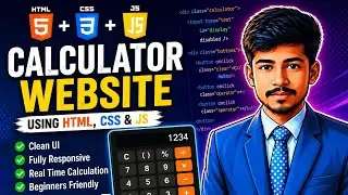 How to create a calculator using HTML CSS JavaScript.         