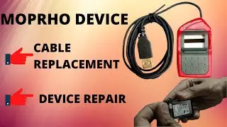 MORPHO DEVICE NOT WORKING | MORPHO DEVICE CABLE REPLACEMENT  | MORPHO DEVICE IS NOT WORKING
