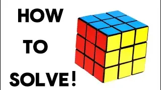 How to solve a 3x3 Rubix Cube using the beginner method EASY👍