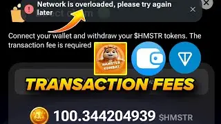 Network Is Overloaded, Please Try Again Later Direct Claim Hamster Kombat | Transaction Fee Hamster