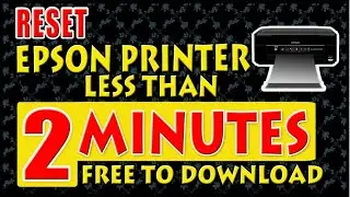 How To Reset Epson Printer 