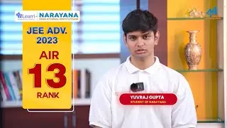 AIR 13 Yuvraj Gupta in JEE Advanced 2023