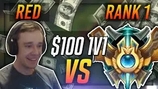 REDMERCY VS THE RANK 1 (RÃ©venge) | $100 1v1 SHOWDOWN!! - League of Legends