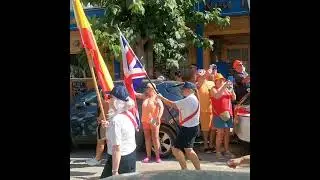Benidorm 12th of July 2024 _ Abide with me /The Sash my father wore.