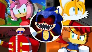 ALL 8 CHARACTERS Guide In Sonic.EXE The Disasters - ROBLOX