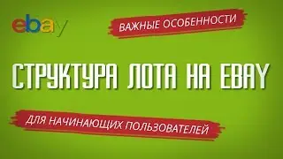 СТРУКТУРА ЛОТА НА EBAY. Важные особенности и отличия лотов на аукционе Ebay