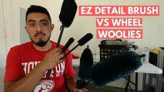 EZ DETAIL BRUSH vs WHEEL WOOIES - Which To Use For Wheel Cleaning?