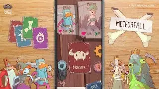 Meteorfall Gameplay - Card game + Roguelike for mobile devices