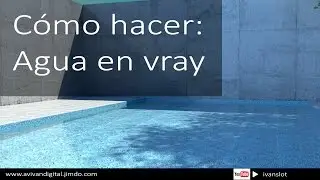 material agua vray