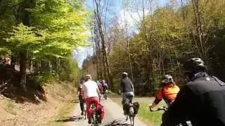 Burgwald-Radtour zum Christenberg bei Marburg 02.05.2015