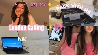 After flight✈️ Rest Day In My Life🌸🎀London Calling✨Vlog🌸
